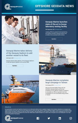 Geoquip newsletter